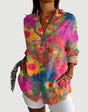 Elva™ | Artistieke Blomsterblouse