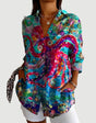 Agnes™ | Artistieke Blomst Bluse