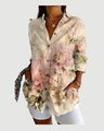 Selma™ | Artistieke Blomst Bluse